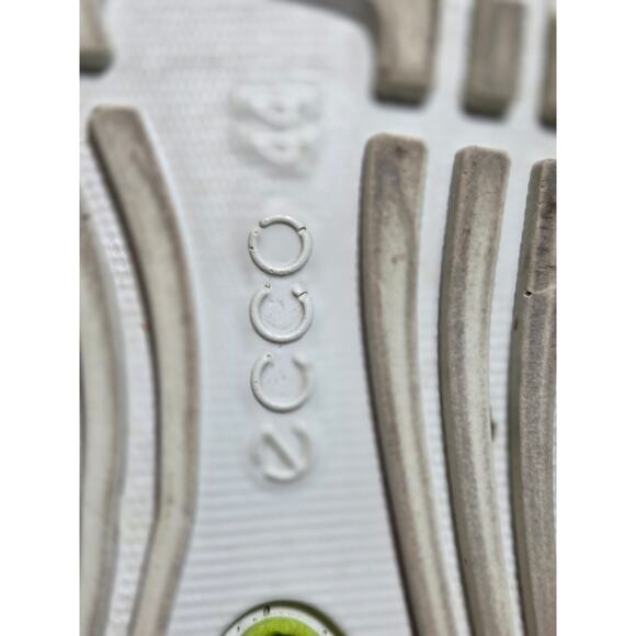 Ecco Men\'s Gray white Green Leather Lace Up ST.1 Lite Comfort Sneaker Size 44 main image 5